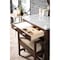 James Martin Vanities Addison 30in Countertop Unit, Mid-Century Acacia w/ 3 CM Carrara Marble Top E444-CU30-MCA-3CAR - alternate 7